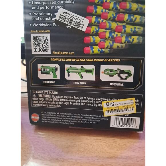 Copied - NSI Siren Ultra Long Range Blasters Performance Darts 20 Count - Picture 5 of 5